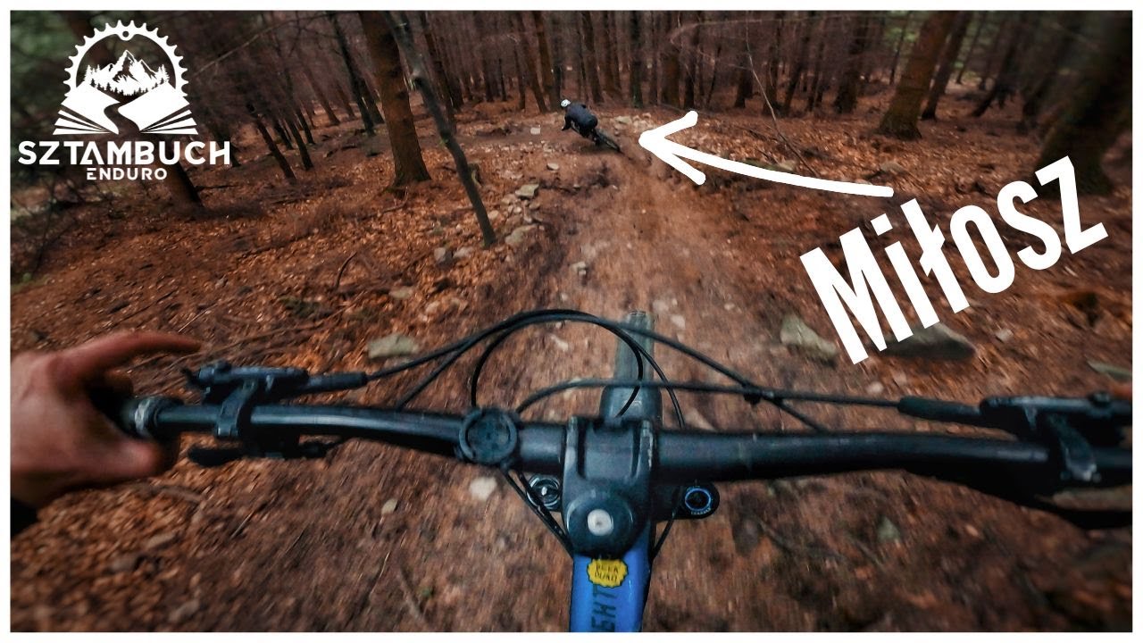 Zabawa w wilka i zająca - gonię Singletreka na Cyganie / Cygan / Bielsko-Biała / Endurotrails