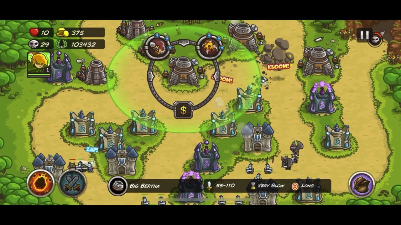 KINGDOM RUSH RAGE VALLEY VETERAN HARDCORE 590541 POINTS