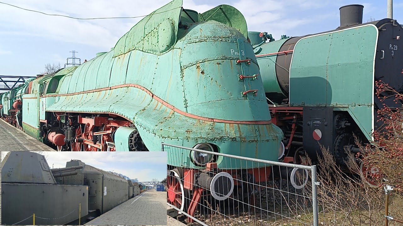 Skansen lokomotyw w Stacja Muzeum Warszawa 🚂 taki sobie szybki obchód po skansenie 