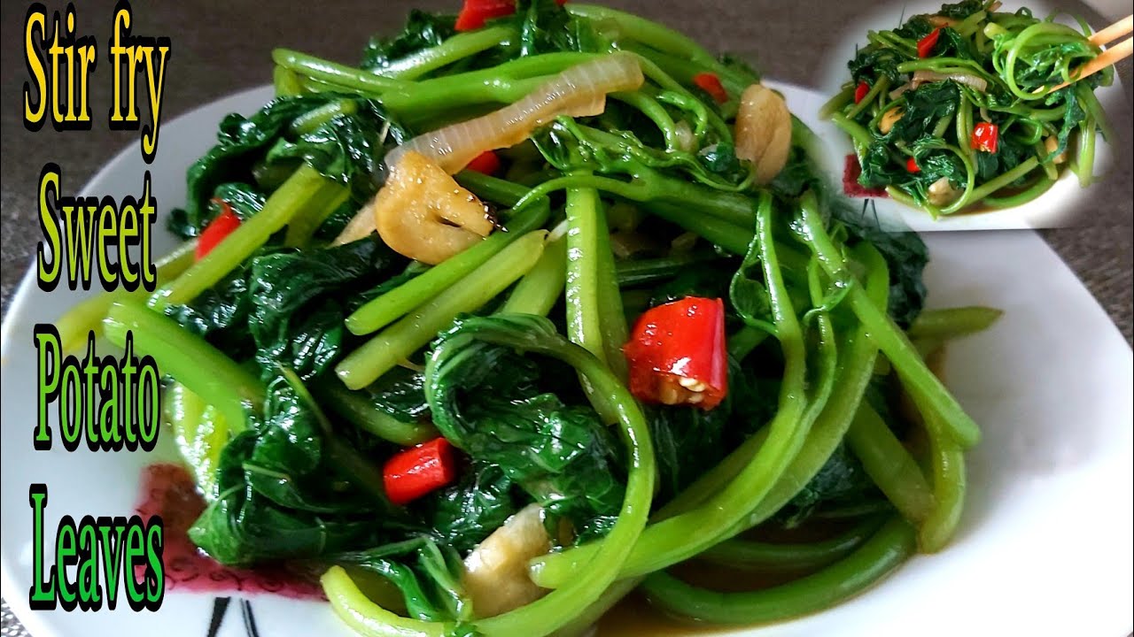 Sweet Potato Leaves Recipe | Stir fry Sweet Potato Leaves | Talbos ng Kamote Recipe | jhen frago
