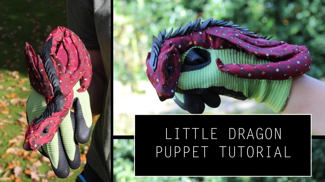 Little dragon puppet tutorial/walkthrough