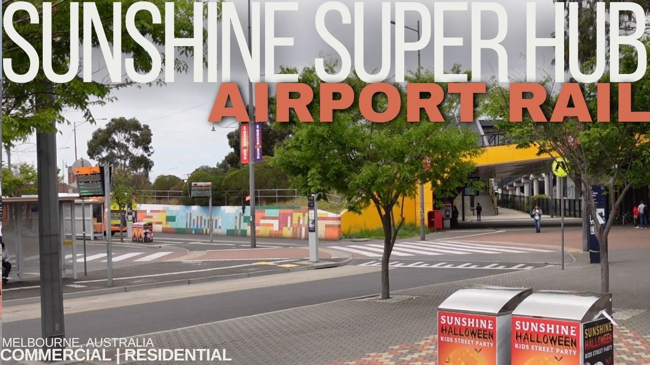 ⁴ᴷ Melbourne Airport Rail Sunshine Superhub worksite tour | Works start early 2026 More Services