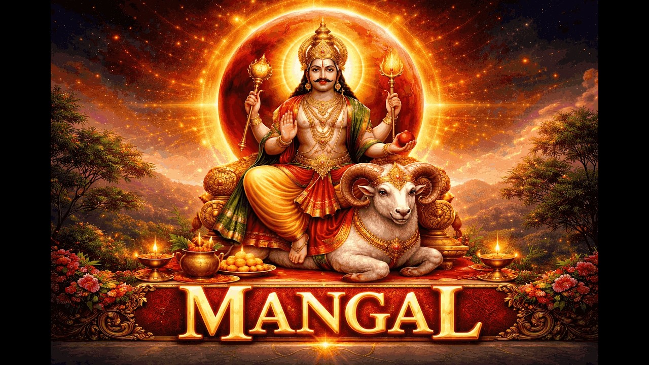 Mangal Dev Beej Mantra |ॐ क्रां क्रीं क्रौं सः भौमाय नमः| Powerful for Strength, Courage, Protection