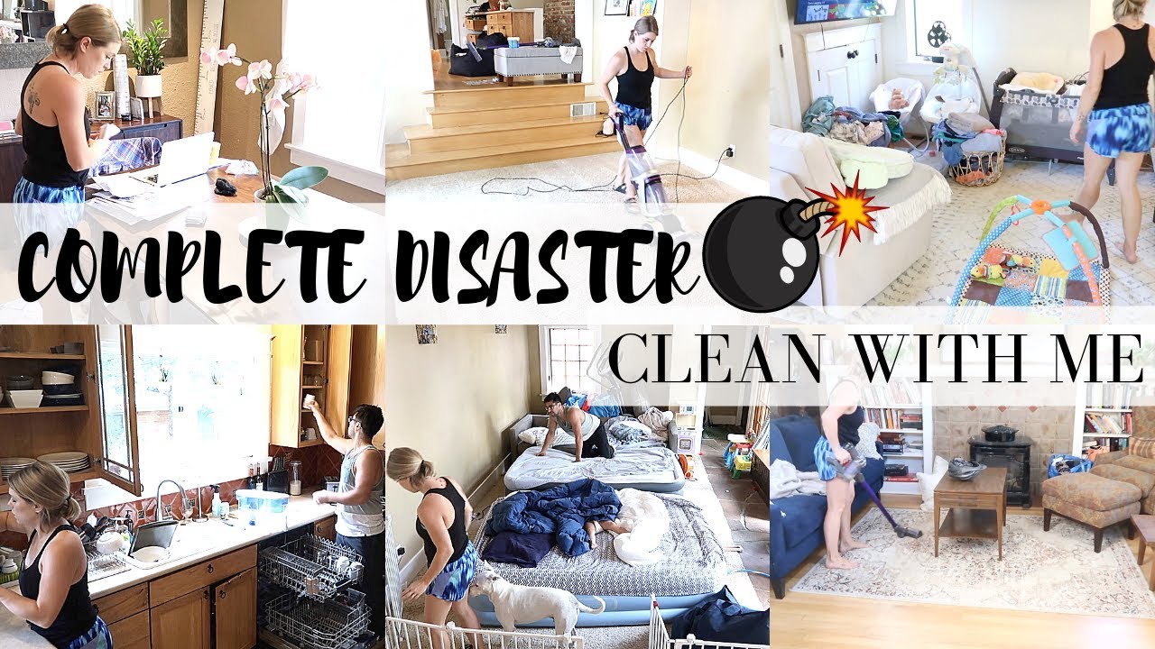 NEW! COMPLETE DISASTER | CLEANING A HUGE MESS | BEFORE AND AFTER | SAHM