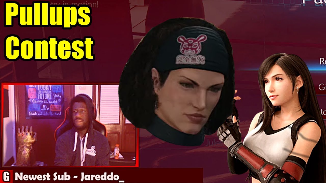When a minigame in FF7 Gets You TILTED | Pullups contest vs Jules