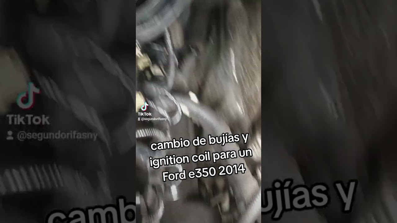 cómo yo cambio bujías y ignition coil para una Ford e350 del año 2014