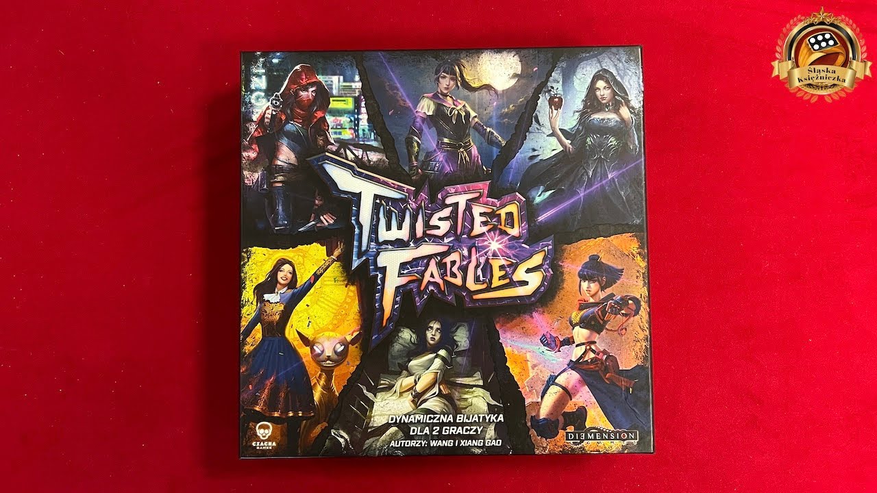 Odpakowanie gry planszowej Twisted Fables w polskiej wersji językowej wydanej przez Czacha Games