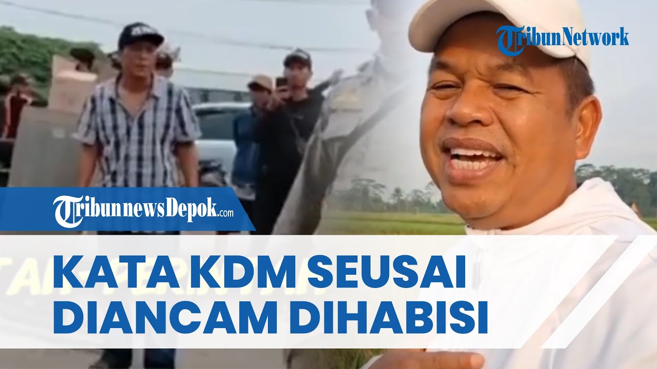 REAKSI KDM seusai Diancam Bakal Dihabisi Oknum Ormas di Jabar, Pelaku Memelas Minta Maaf