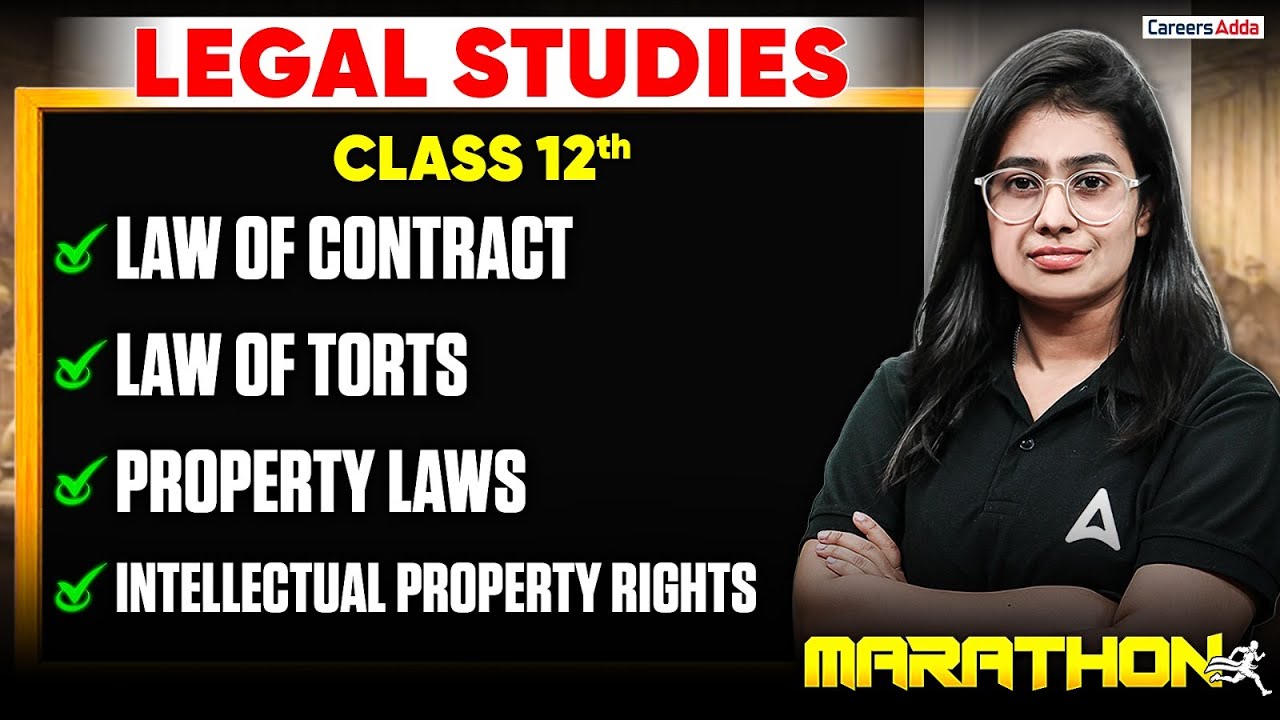 Class 12 Legal Studies Marathon | All Concepts + Questions | Board Exam 2026