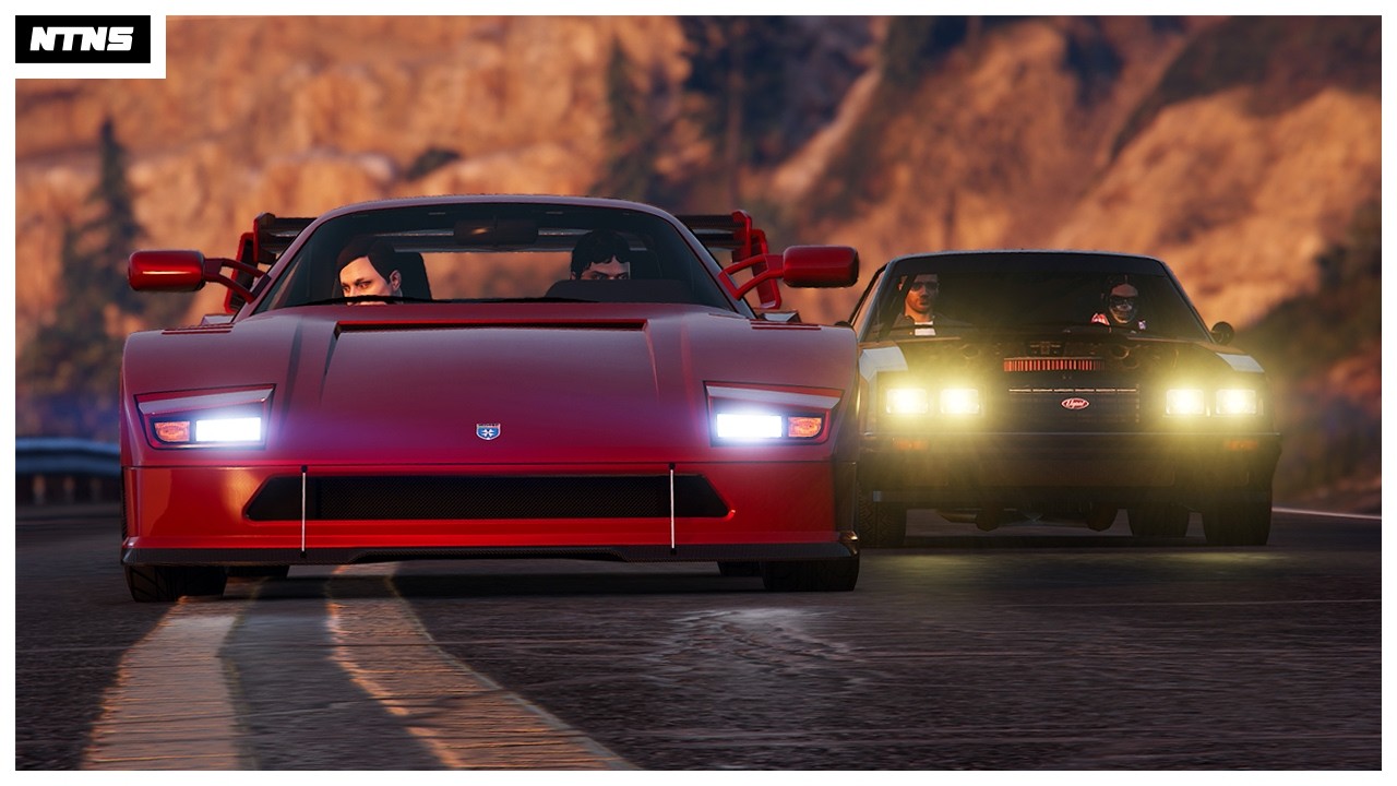 INSANE 80's TOUGE Racing in GTA V!