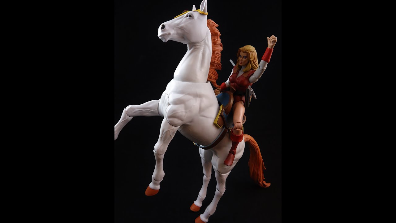 Custom SPIRIT (Adora's horse)  masters of the universe classics style action figure review by HKC