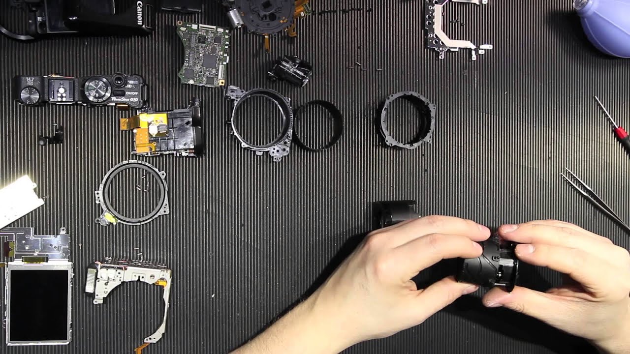 Powershot G10 Objektivreparatur / Lens error repair