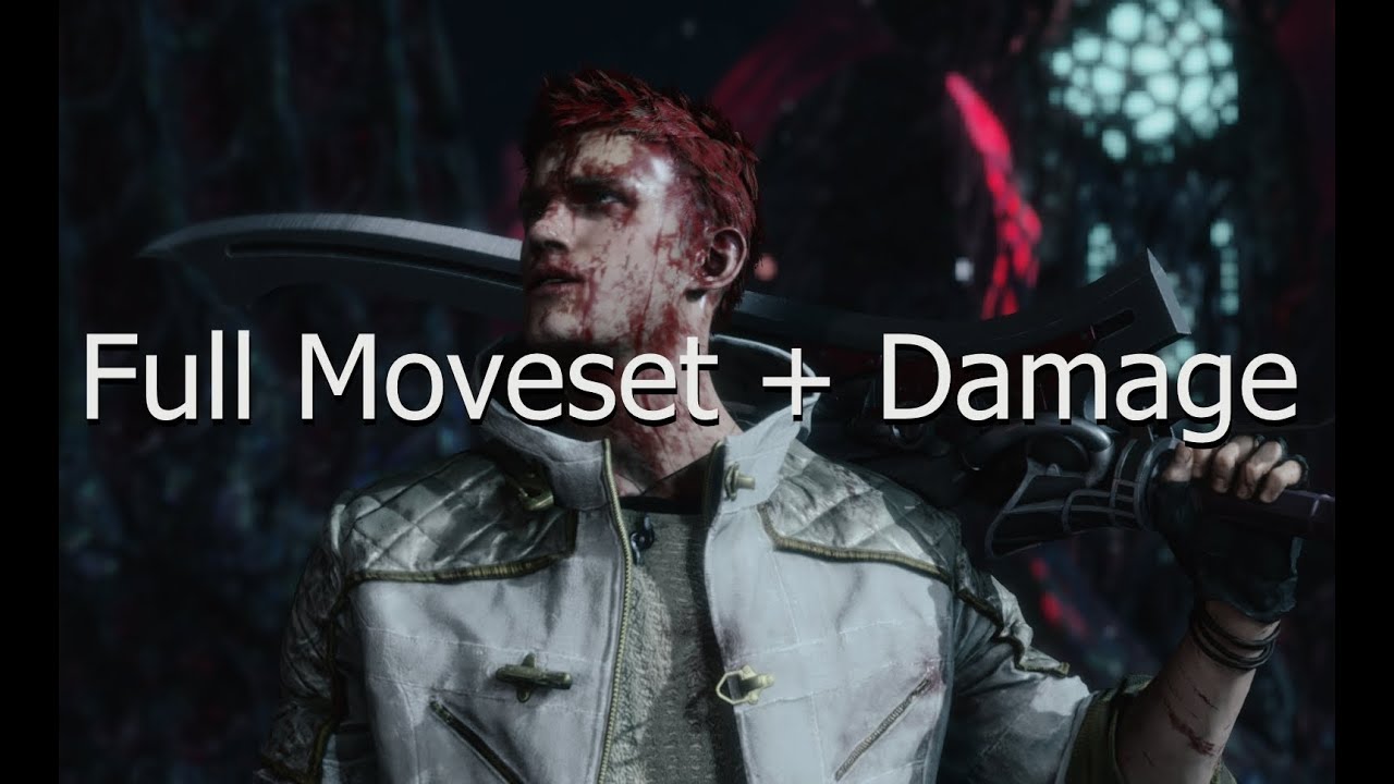 DMC5: Nero's Complete Moveset + Damage Values