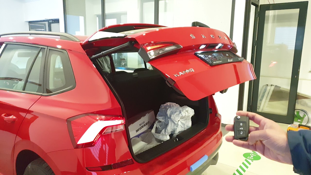 SKODA KAMIQ AKILLI BAGAJ UYGULAMASI