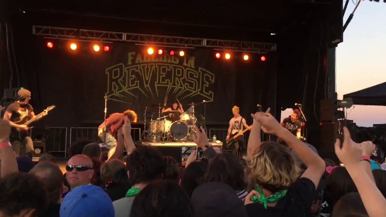 4 - The Departure (Ronnie breaks guitar) - Falling In Reverse (Live Carolina Rebellion 2017: Day 3)