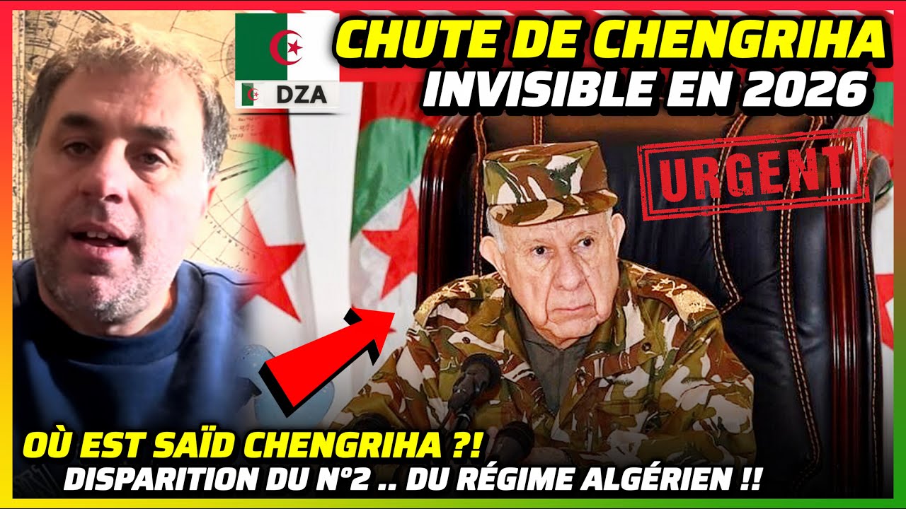 🛑 Chute de Sa&iuml;d CHENGRIHA : Patron de l'Arm&eacute;e Alg&eacute;rienne .. Disparu !! #algerie #tebboune #chengriha