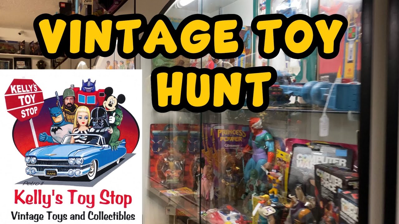 Hunting for Vintage Toys @ Kelly's Toy Stop Huntington Beach CA | 80s Girl Toys Star Wars MOTU