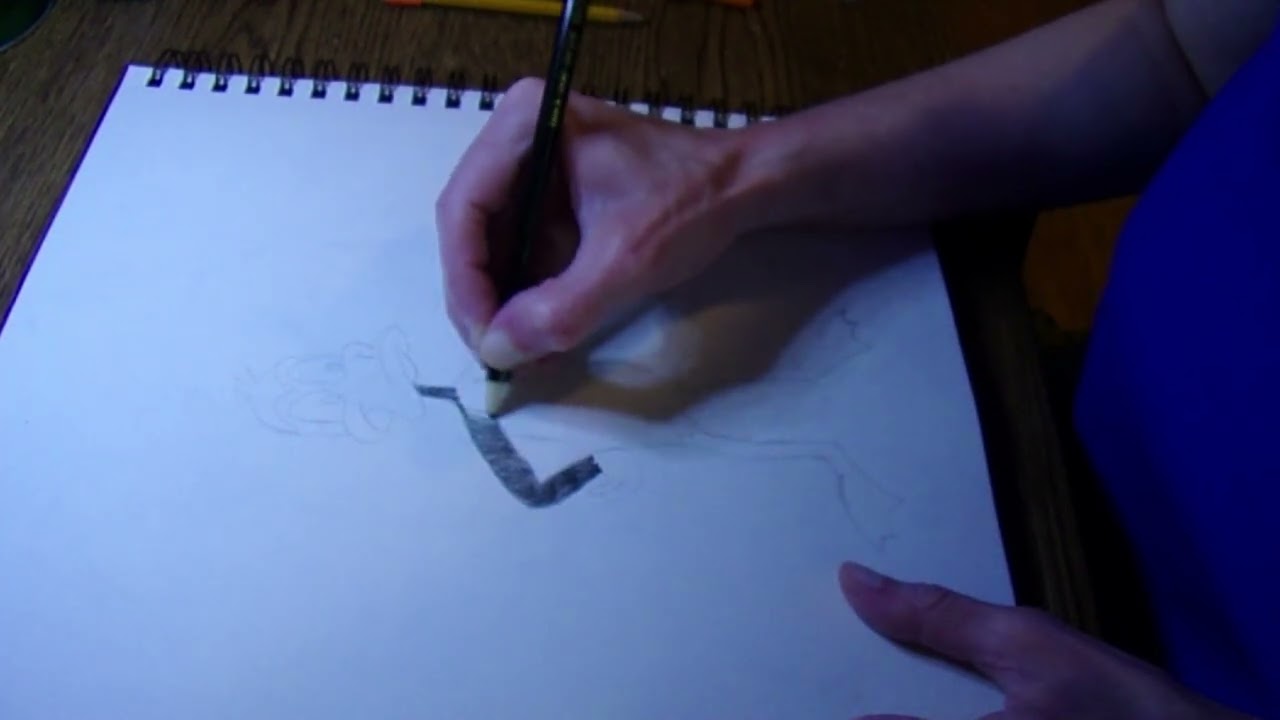 Drawing Daffy Duck From Memory