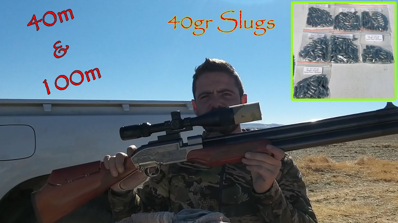 Sumatra slug testing in 22 cal (34-40gr slugs)