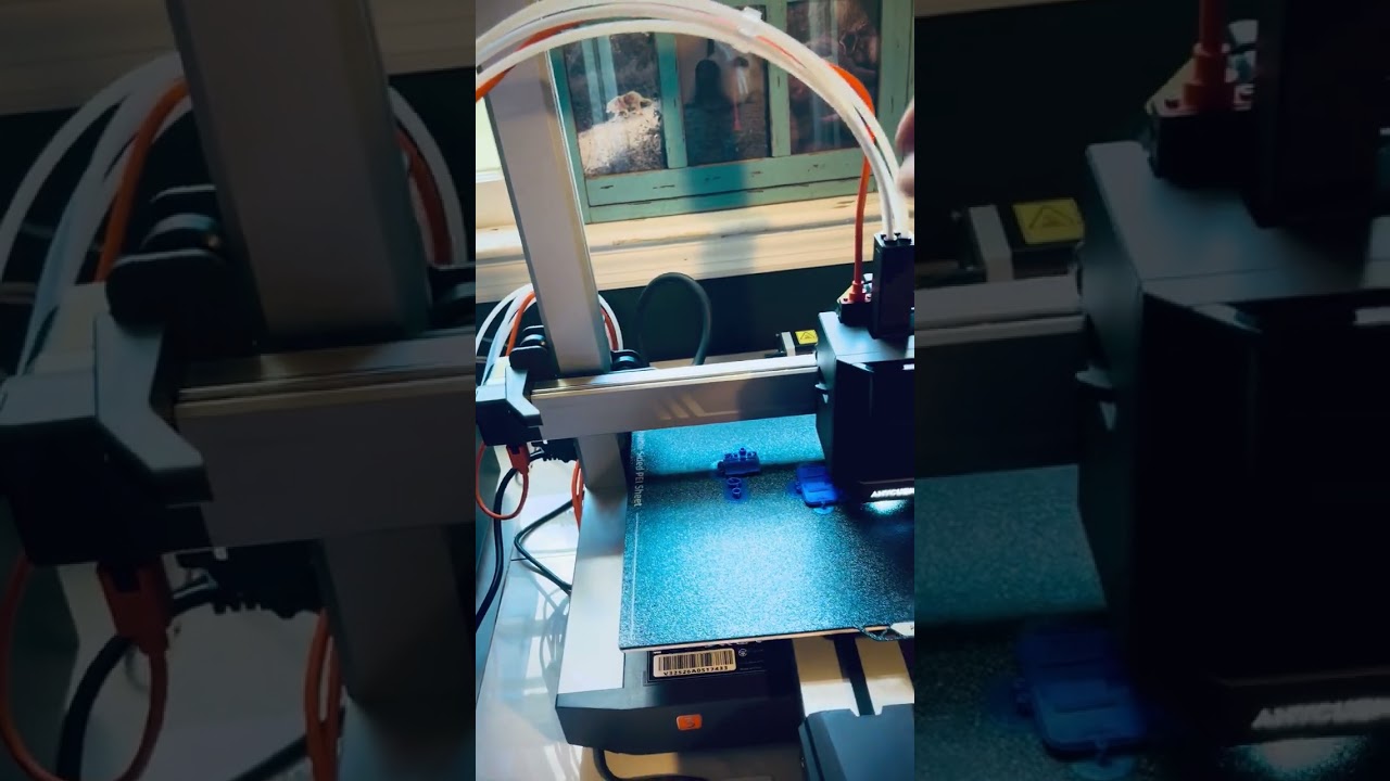 Anycubic Kobra 3 v2 First Print #3dprinting #anycubic