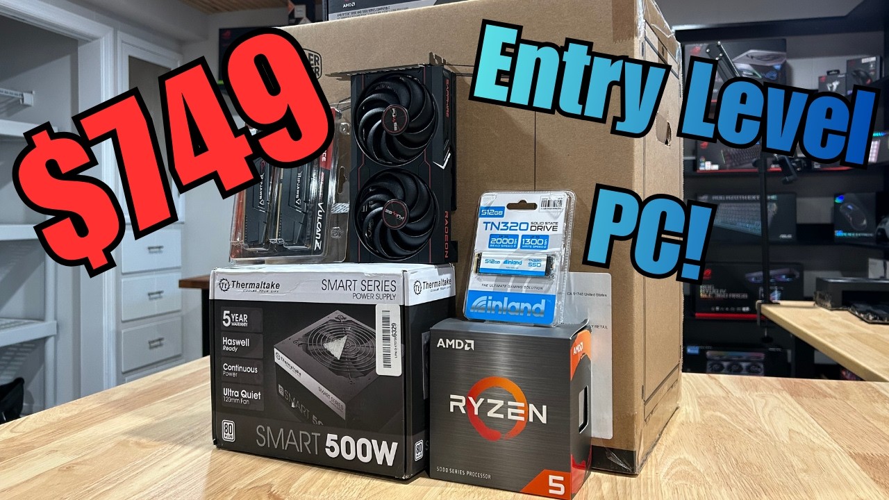 Building a Starter Gaming PC in 2026 | AMD Ryzen 5 5500 & Radeon RX 6600