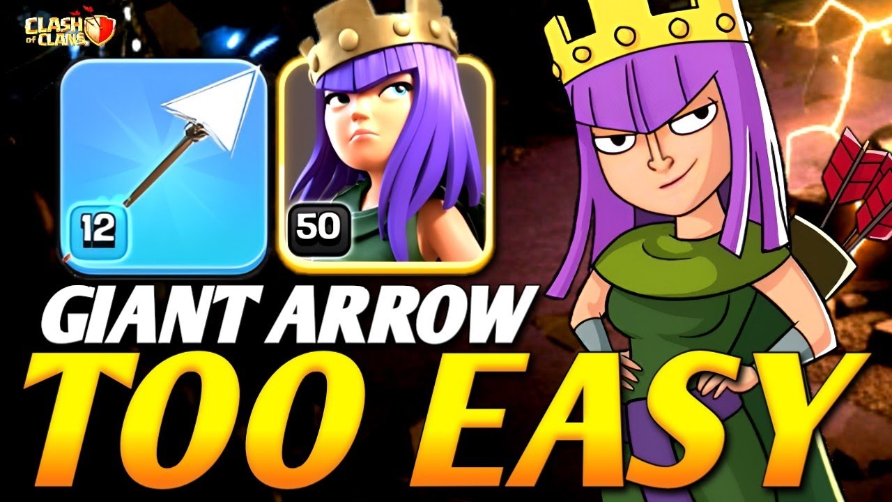 TH11 Air Attack 🔥  The Giant Arrow is TOO EASY! 🏹 (Clash of Clans) 