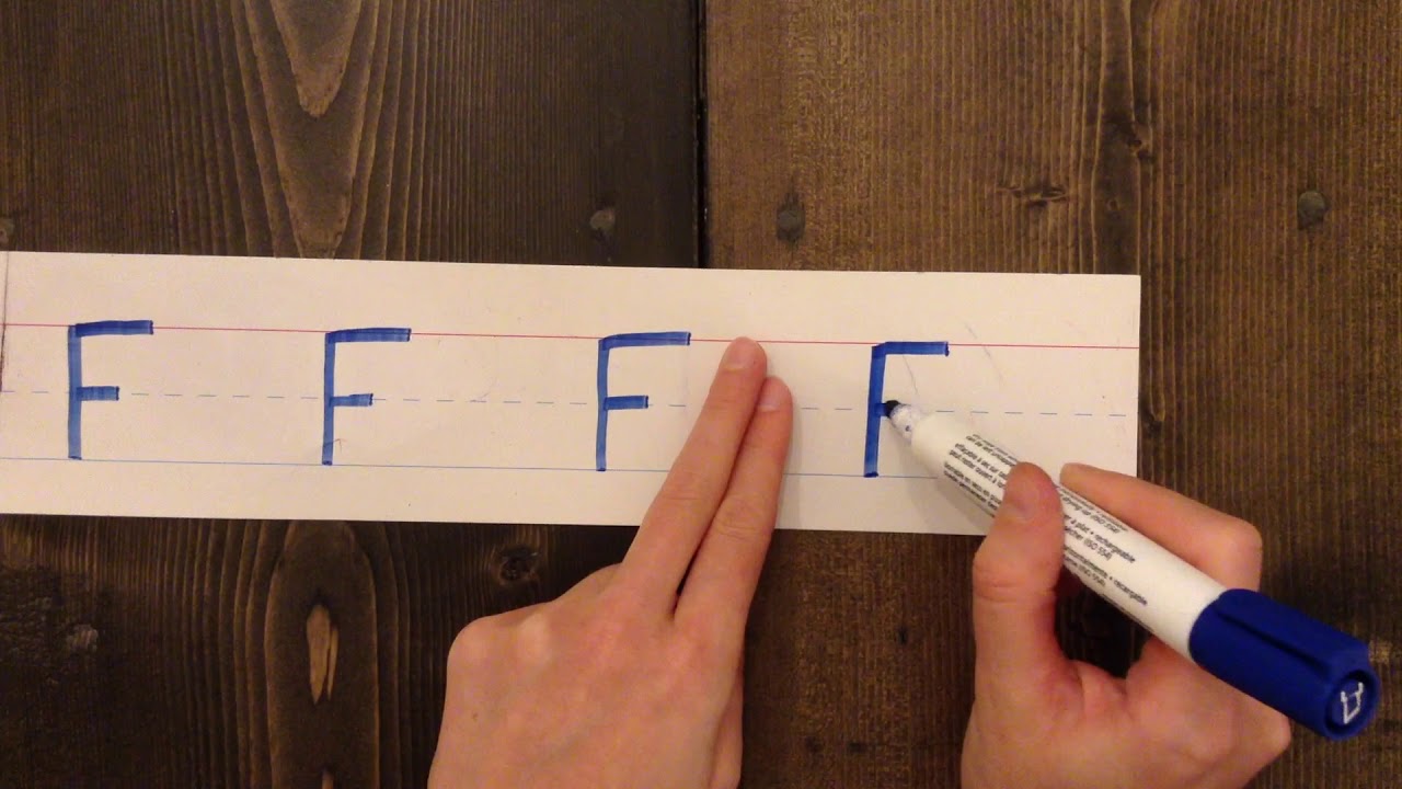 Learn to Print- Uppercase Straight Line Letters