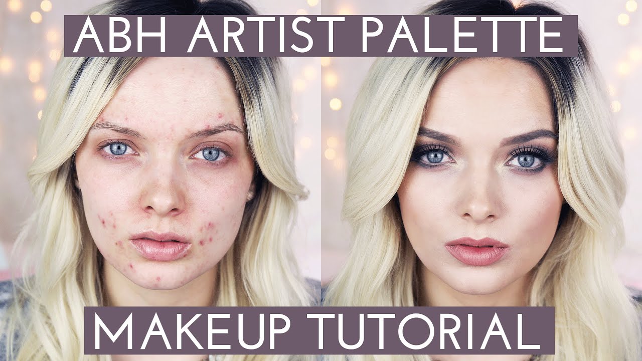 Acne Coverage // ABH Artist Palette Makeup Tutorial //  MyPaleSkin