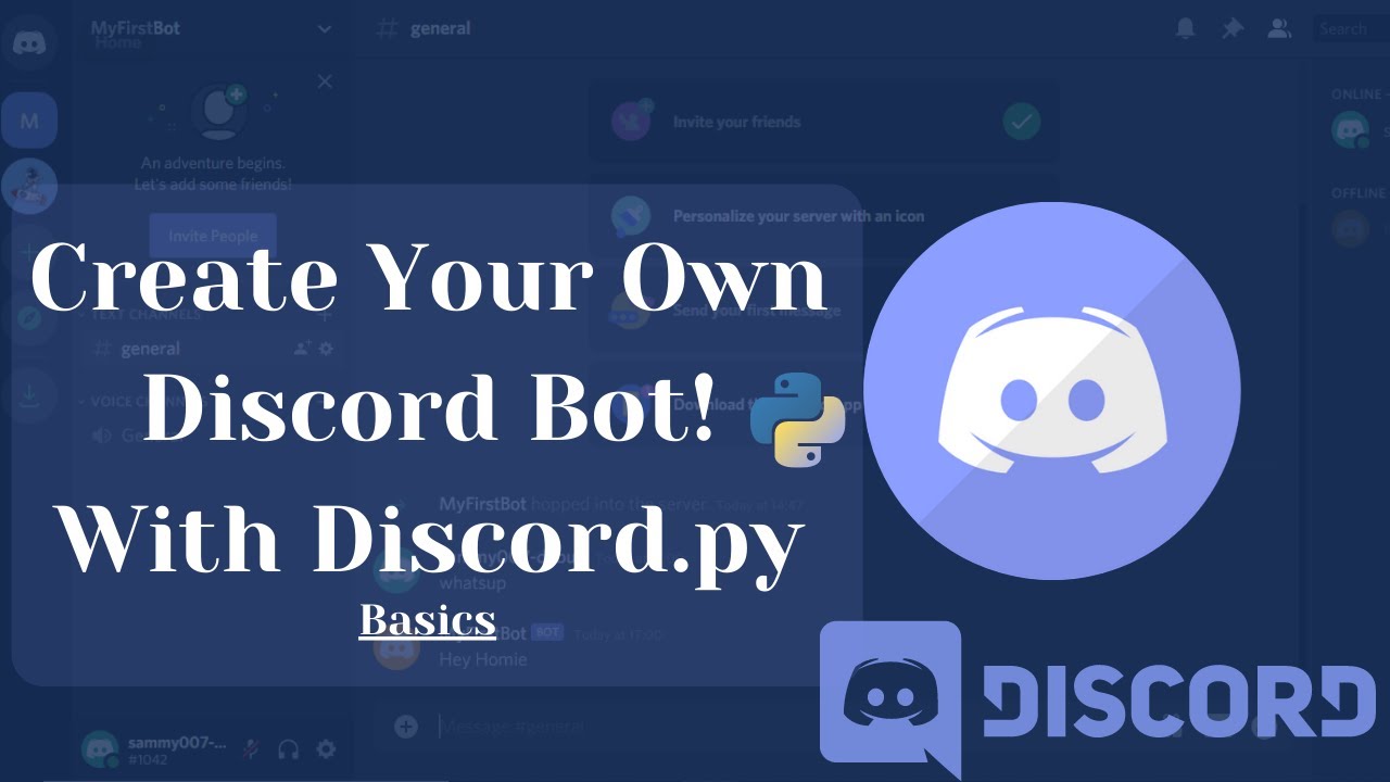 How to make a Discord Bot 🤖 using Python 2021! 🔥 (Discord.py)