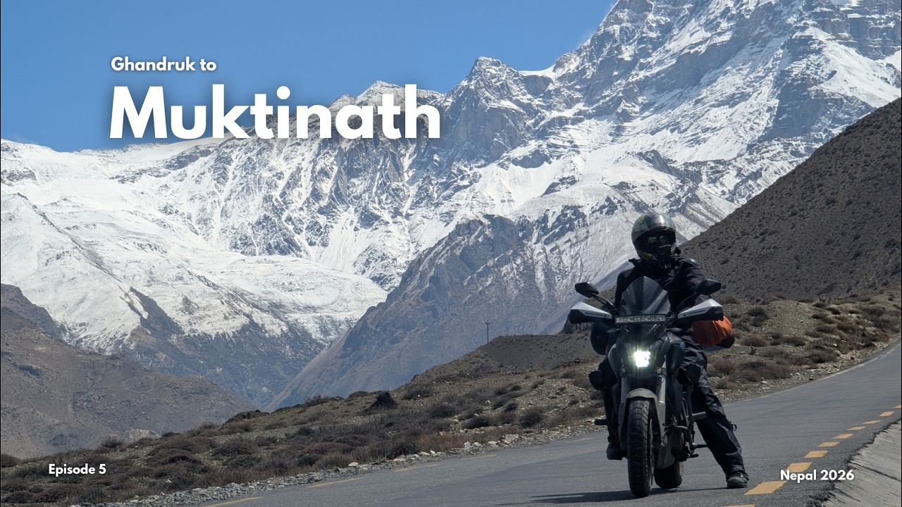Spiritual ride to Muktinath | Heavy rain and extreme offroad | Ghandruk |&nbsp;Nepal 2026 | EP 5