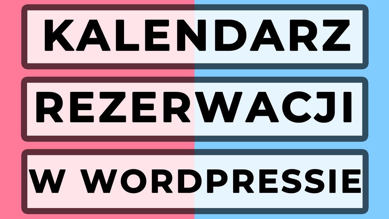 Darmowy kalendarz rezerwacji - wtyczka WP Booking System w Wordpressie