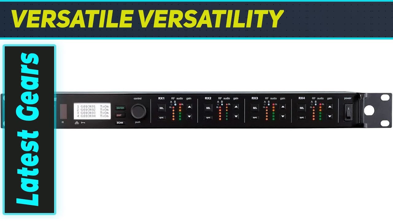 Shure ULXD4Q: The Ultimate Quad Channel Digital Wireless Receiver