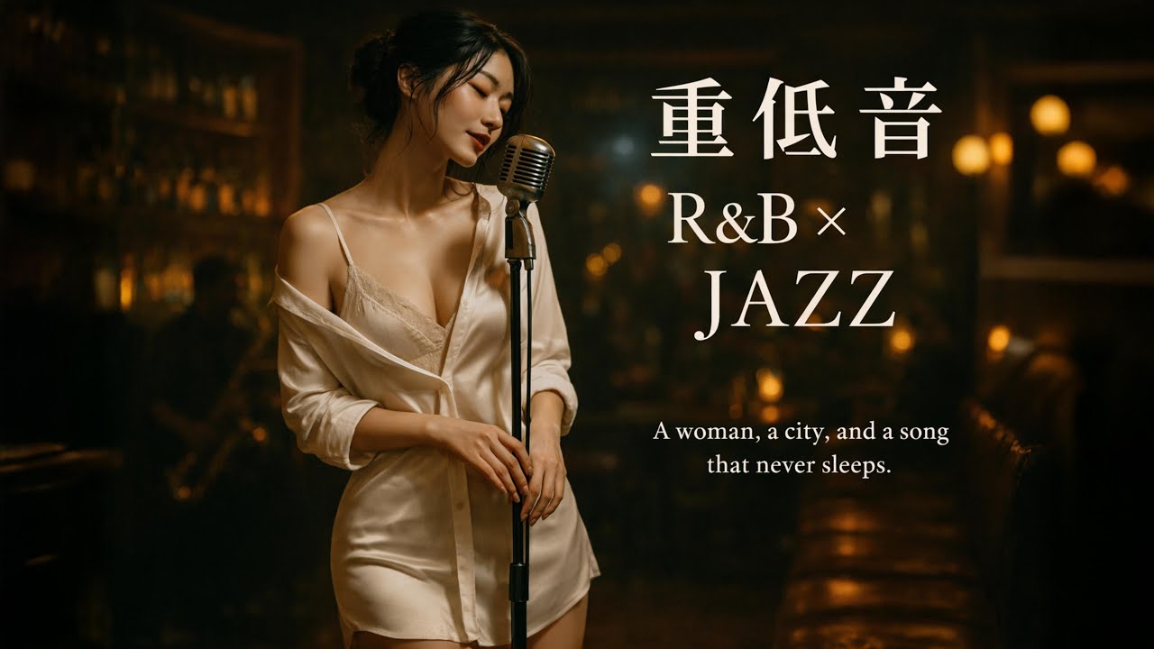 重低音 R&B × JAZZ｜疲れた夜の隠れ家バー。ただ、呼吸をするだけでいい。｜Lo-Fi Jazz Night