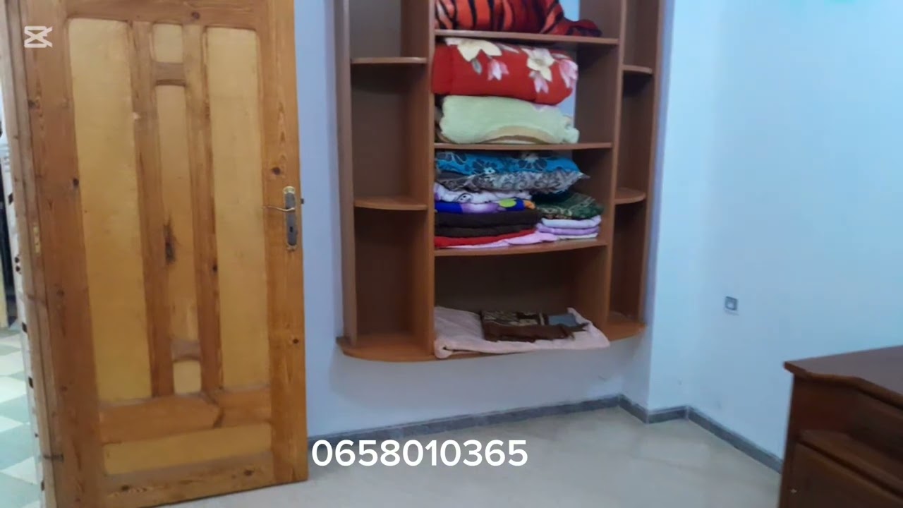 شقةf2 للكراء قالمة  حمام دباغ مكيفة للعطلة