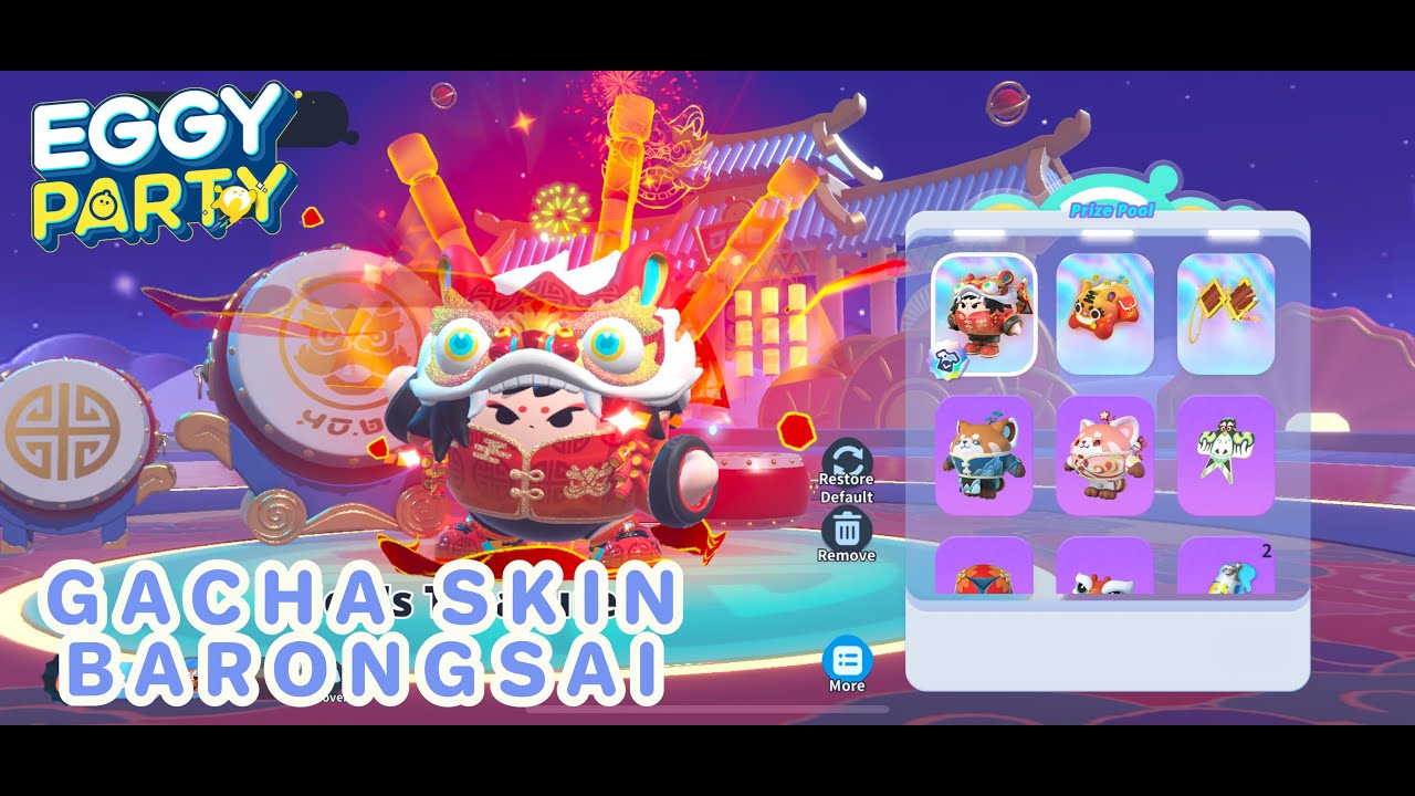 GACHA SKIN BARONGSAI HABIS BERAPA ??? - (Eggy Party)