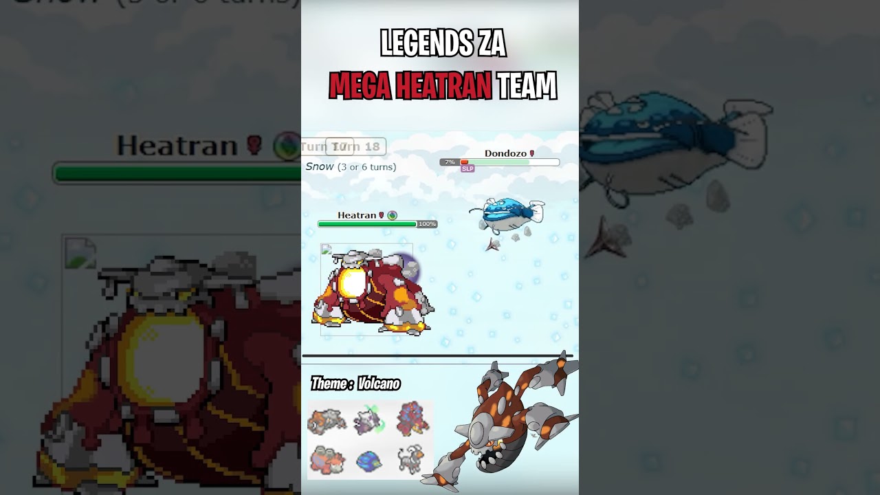 Legends ZA Mega Heatran Team! 
