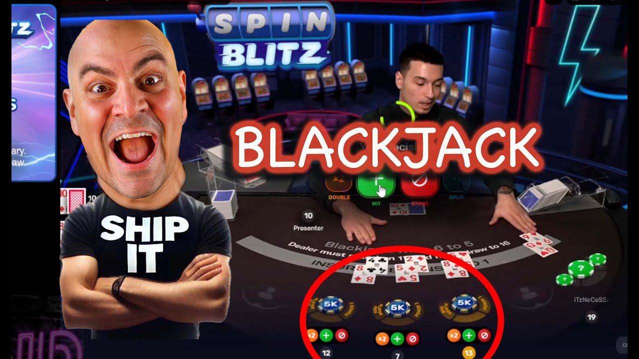 100,000 SC on SpinBlitz Blackjack Roulette and More