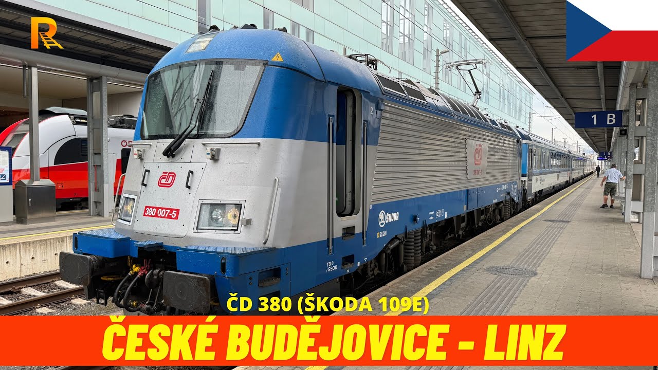 Cab Ride České Budějovice → Linz (Czech Republic, Austria, July 2025) driver's view 4K