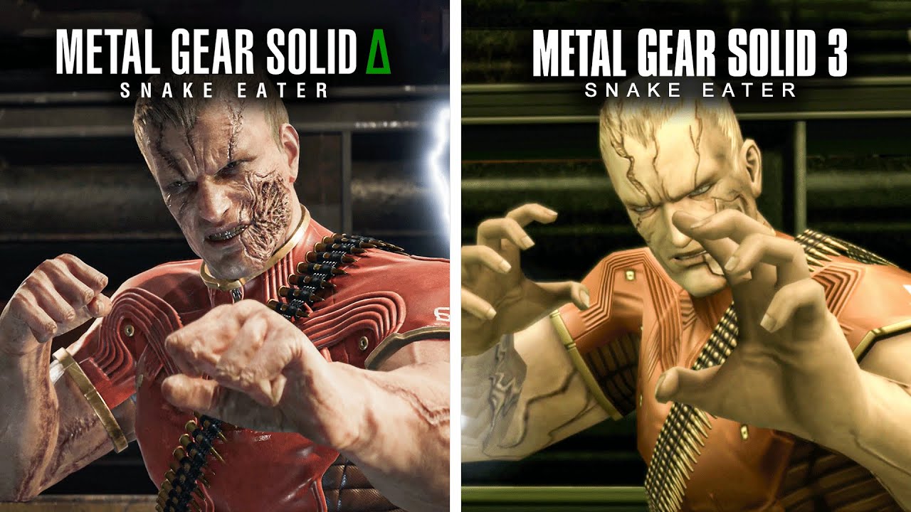 Volgin Boss Fight Comparison - Metal Gear Solid Delta vs Original MGS3