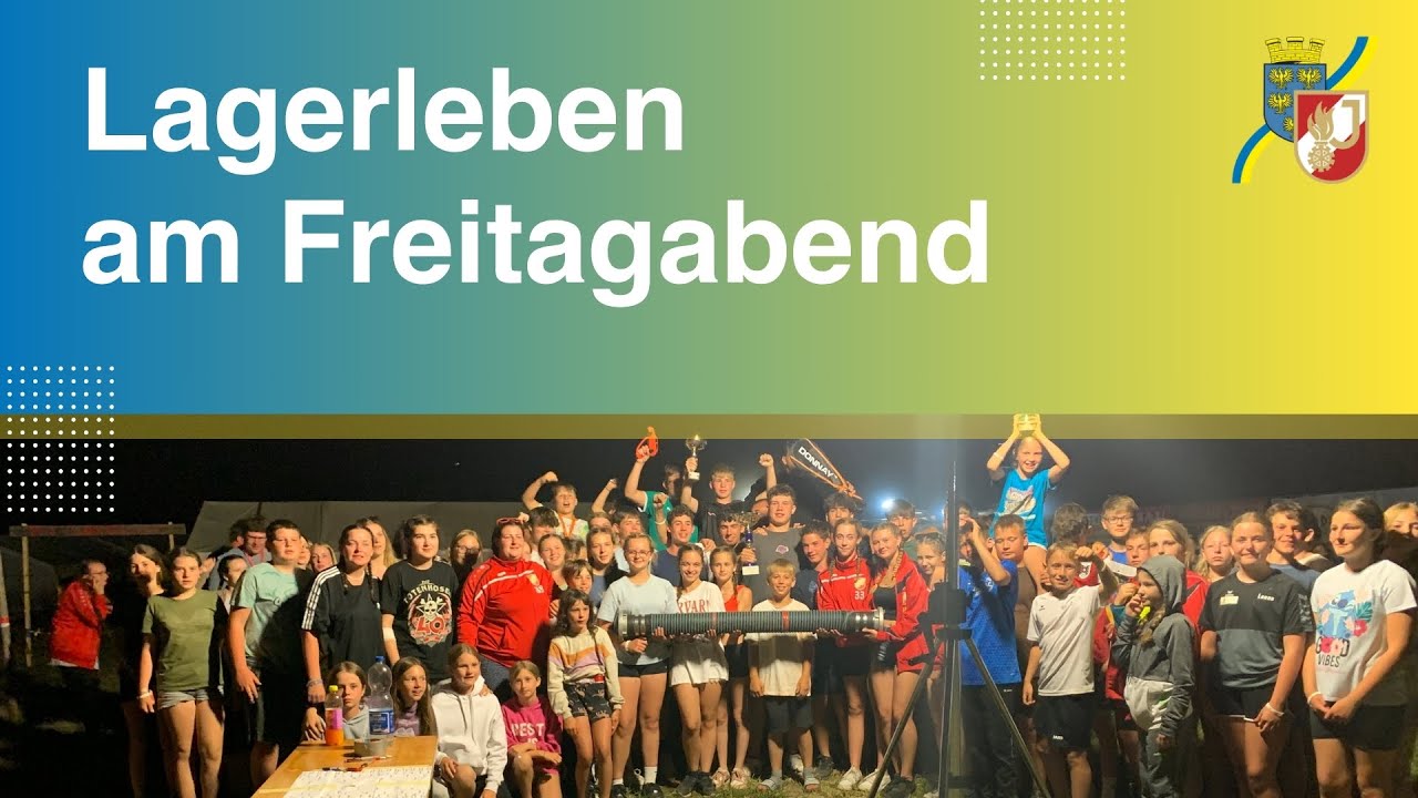 Lagerleben am Freitagabend beim 50. Landestreffen