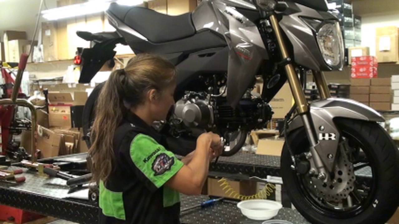 Z125 Pro Two Brothers Tarmac Full System - Install and Sound Clip - AMAZING SOUND  #HardRacing #Z125