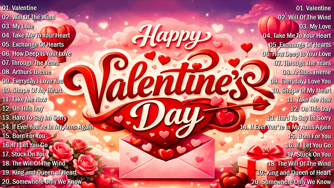 Happy Valentine's Day 2026 💖 Greatest 80s 90s Love Songs Throwback - David Pomeranz, Celine Dion