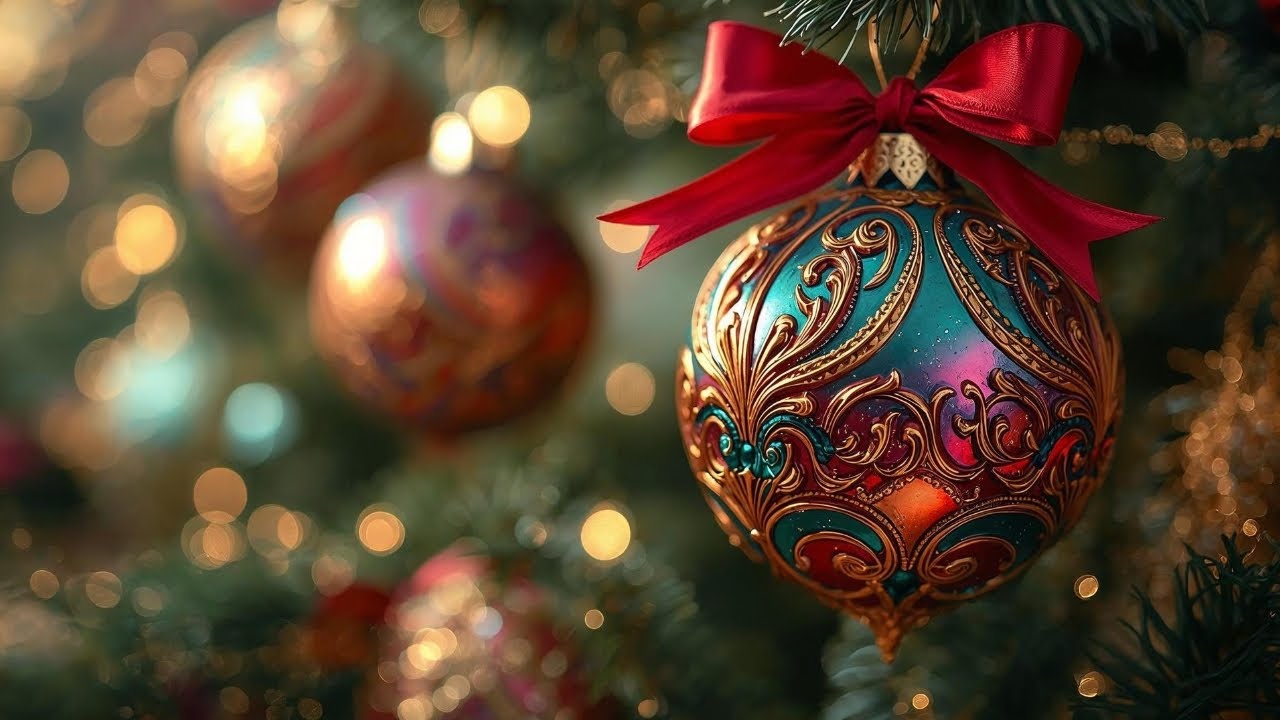 Christmas Ornament #samsungframetv #samsungtvart #digitalwallart #christmasdecor #frametvart #tvart