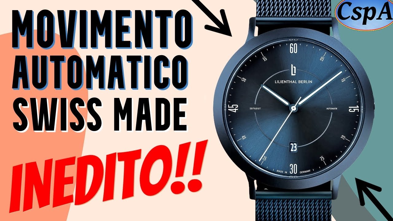 Made in Germany e Swiss Movement - Lilienthal Berlin Zeitgeist