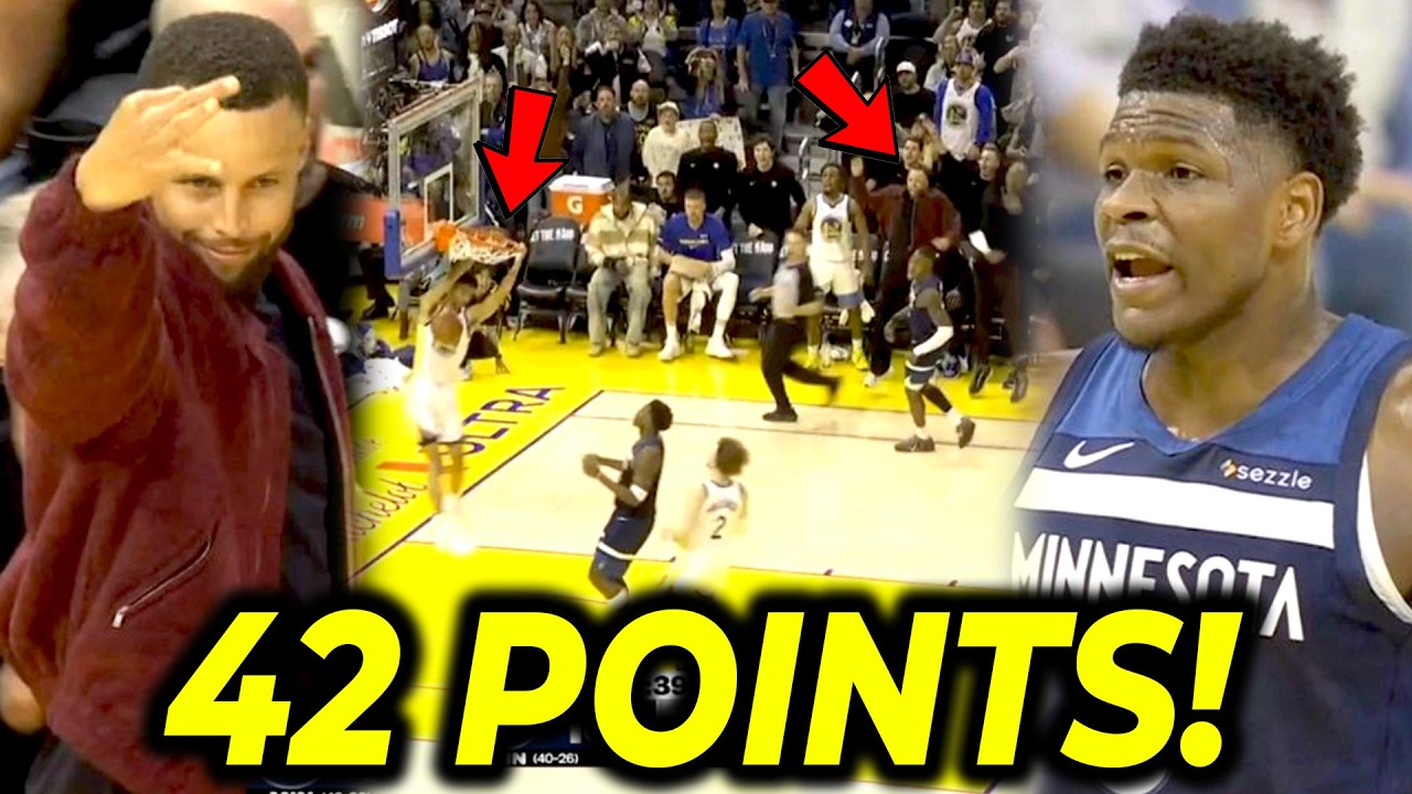 Di makapaniwala sa 3rd unit si Curry, face-to-face staredown ni Anthony Edwards!