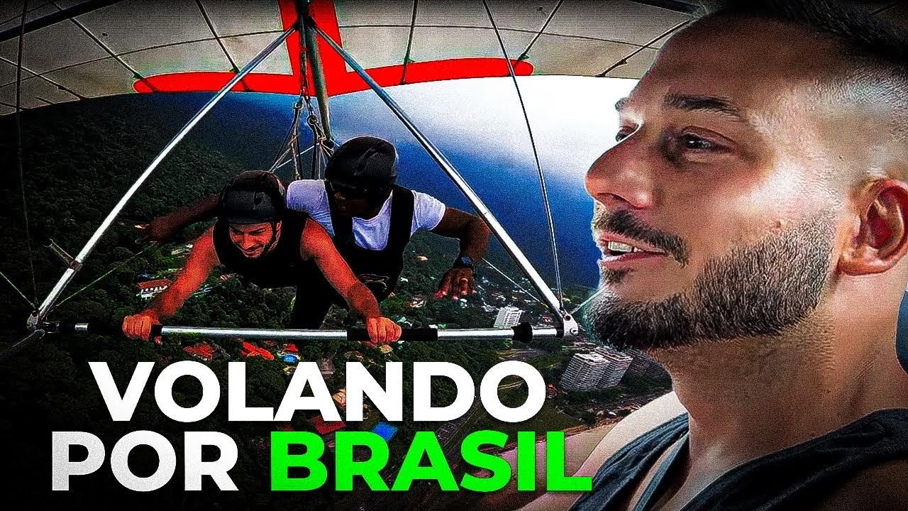 VOLANDO en ALA DELTA - Brasil, Rio de Janeiro