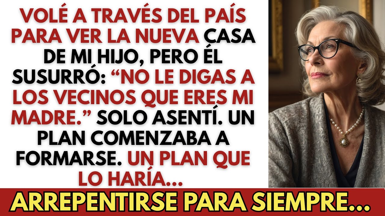 Volé a Través del País para Ver la Nueva Casa de Mi Hijo, Pero Susurró: “No Digas a los Vecinos…”