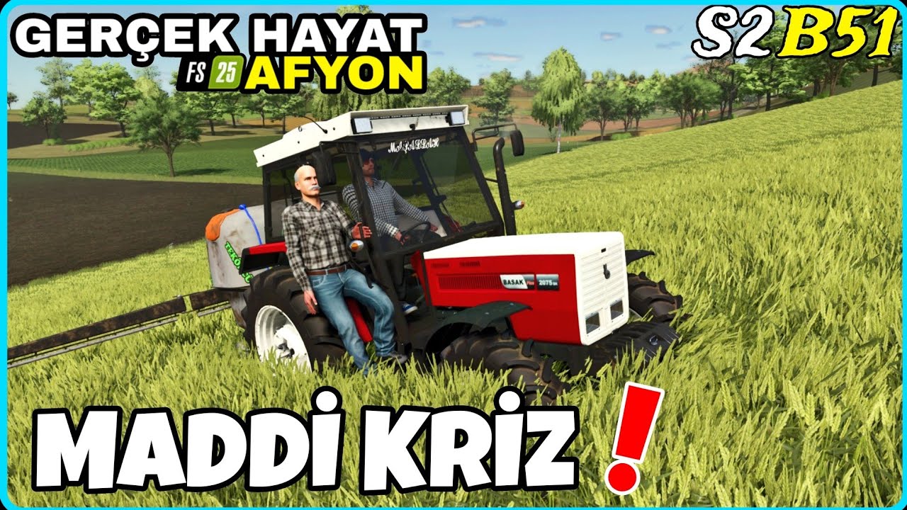 BİR PROJEM DAHA MADDİ İMKANLAR YÜZÜNDEN İPTAL OLDU ❗️TARLA İŞLERİ BAŞLADI • FS25 GERÇEK HAYAT AFYON