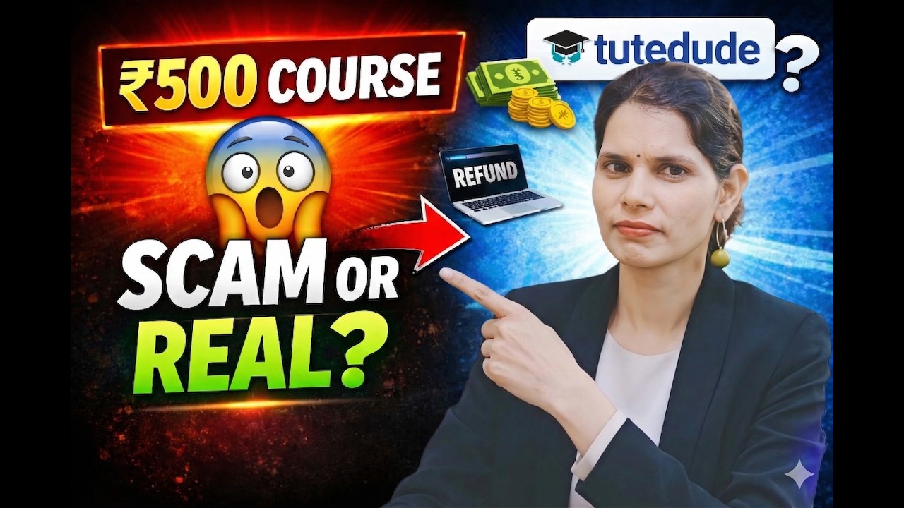 ₹699 Tutedude Courses | Real Student Verdict