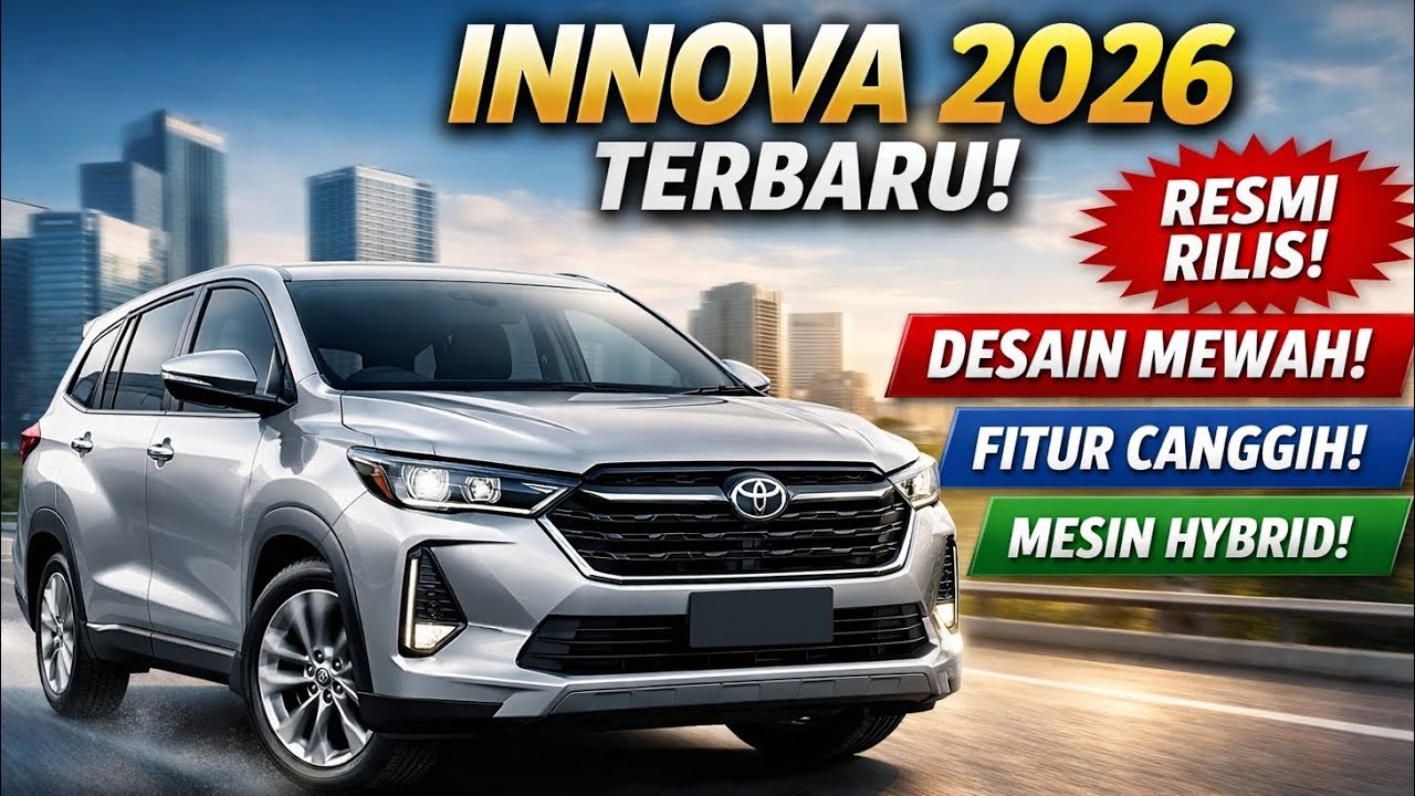Toyota Kijang Innova 2026 Resmi Meluncur! Desain Makin Mewah, Fitur Canggih & Harga Terbaru...!!!